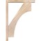 Ekena Millwork Westlake Block Smooth Bracket w/ Offset Brace, Douglas Fir, 3 1/2"W x 20"D x 28"H BKT0402X20X28WTL05SDF - alternate 2